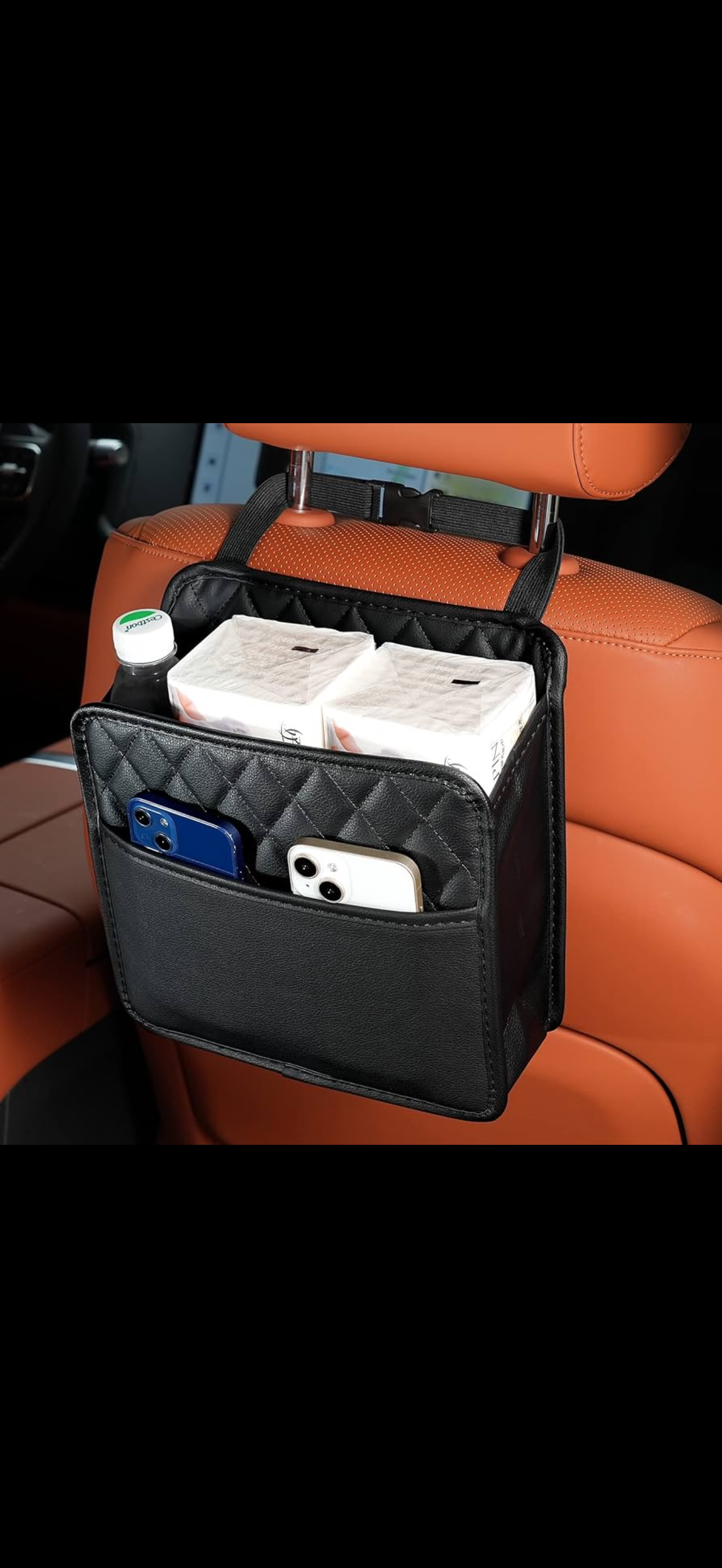 Bilsätesorganisatör med Flera Förvaringsfickor