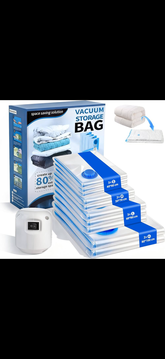 Vakuum Förvaringspåsar – Spara Utrymme i Gardero