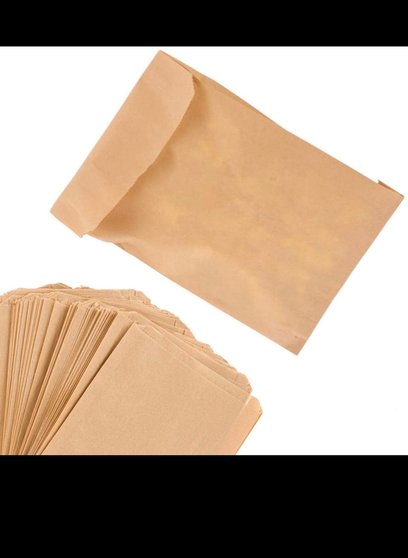 Kraftpapperspåsar 100-Pack – Miljövänliga Mat & Presentpåsar